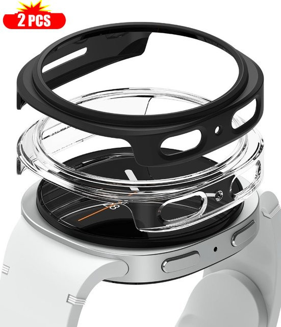 PEO Schutzhülle für Samsung Galaxy Watch 8, Kunststoff, Schwarz, Unisex - Bild 1