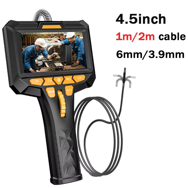 LAFOCH Industrie-Endoskop mit 4,5-Zoll-Bildschirm, 360 Grad rotierbar, HD-Linse (6mm/3,9mm), wasserdicht für Autoreparatur und Kanalisation - Bild 6