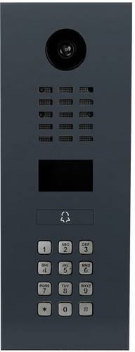 DoorBird D2101KV IP-Video-Türsprechanlage LAN Außeneinheit in Anthrazit RAL 7016 (seidenmatt) aus Edelstahl V2A - Bild 1