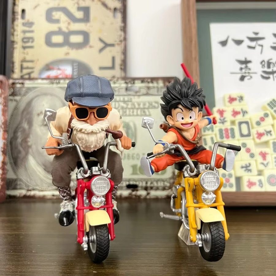 Bandai Dragon Ball Z Super Saiyan Son Goku Master Roshi Actionfigur - Bild 5