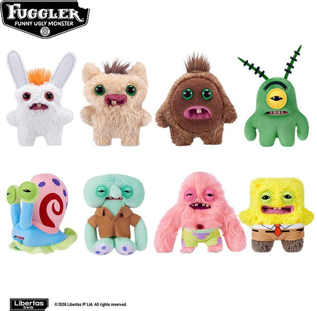Fuggler Patrick Star SpongeBob Schwammkopf Schlüsselanhänger Plüschtiere - Bild 1