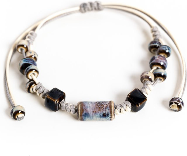 Armband Keramik, Vintage, Bunt, Unisex - Bild 1