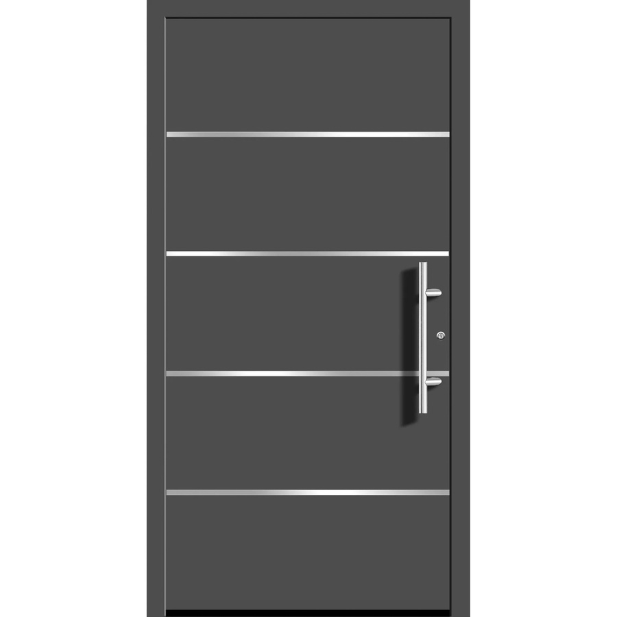 Aluminium-Haustür Splendoor Moderno in Anthrazit Metallic, Anschlag Rechts, B: 110 cm, H: 210 cm - Bild 2