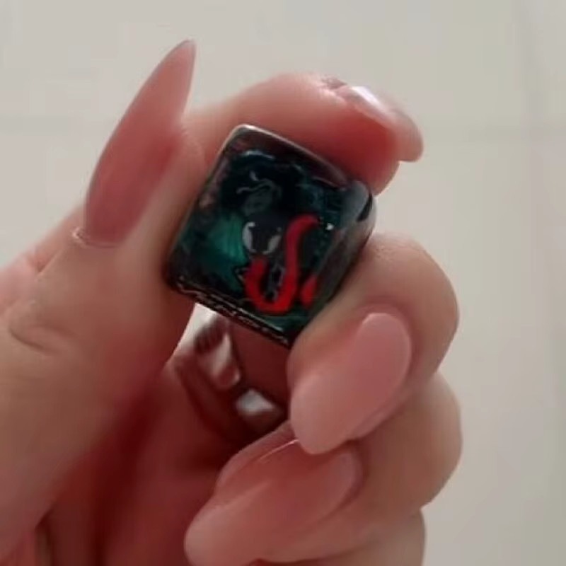 Attack Shark Anime Keycap für mechanische Tastaturen mit lichtdurchlässigem Harz und Single Character Animation Design - Bild 5