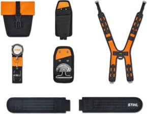 STIHL Forst Set ADVANCE X-Flex Pro in Orange mit Gürtel und Trageriemen - Bild 1