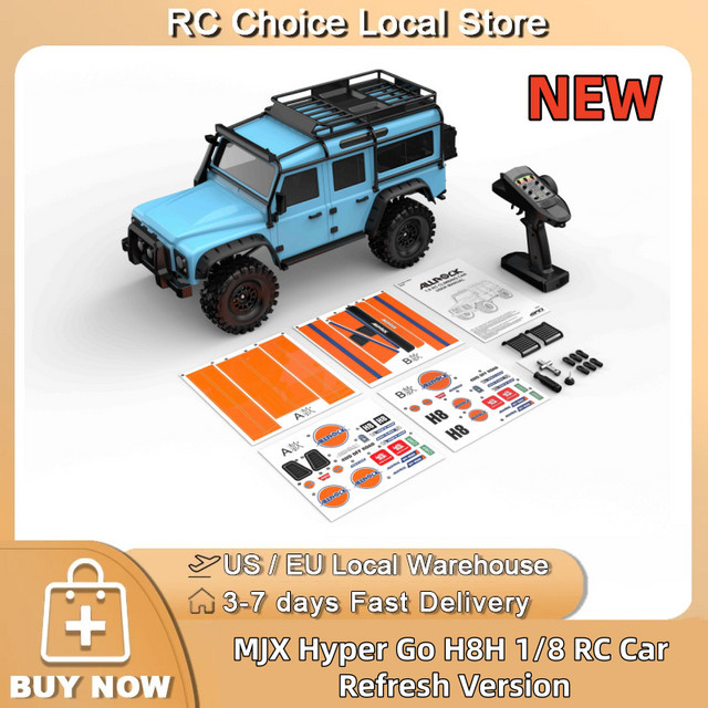 MJX Hyper Go H8H V3, RC Auto, 1:8, bürstenlos, Off-road, Differential Lock - Bild 1