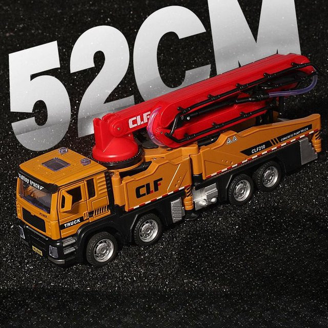 Linyi toy car Sprühpumpen-LKW, Spielzeugmodell, 1:32, Metallguss, mit Licht und Sound, ab 14 Jahren - Bild 1