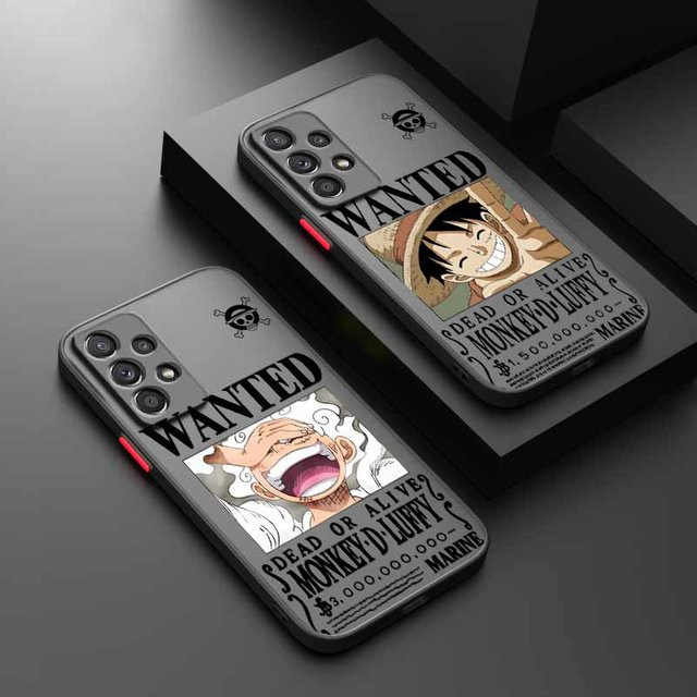 One Piece Wanted Notice Handyhülle für Samsung Galaxy A73 A72 A56 A55 A54 A53 A36 A34 A33 A32 A31 A26 A25 A24 A23 A22 A17 Cover - Bild 1