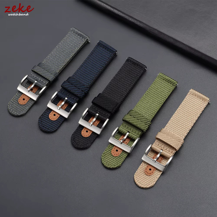 crazyband Uhrenarmband Nylon, Textil/NATO, Herren und Damen - Bild 2