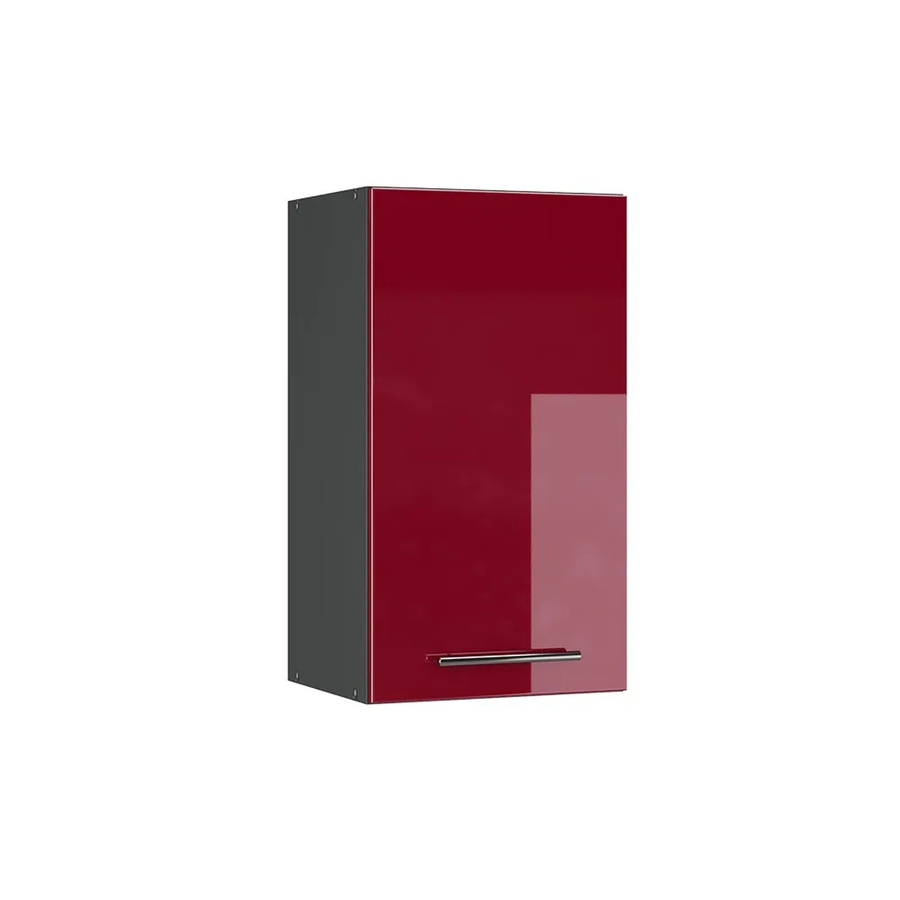 Vicco Hängeschrank Fame-Line Küchenschrank Hochglanz Bordeaux Anthrazit Breite: 40 cm - Bild 3