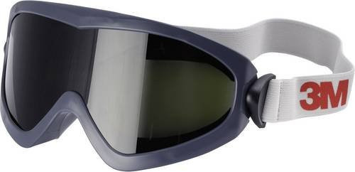 3M Vollsichtbrille 2895S mit getöntem Polycarbonat in Schwarz und Blau nach EN 166 und EN 169 - Bild 1