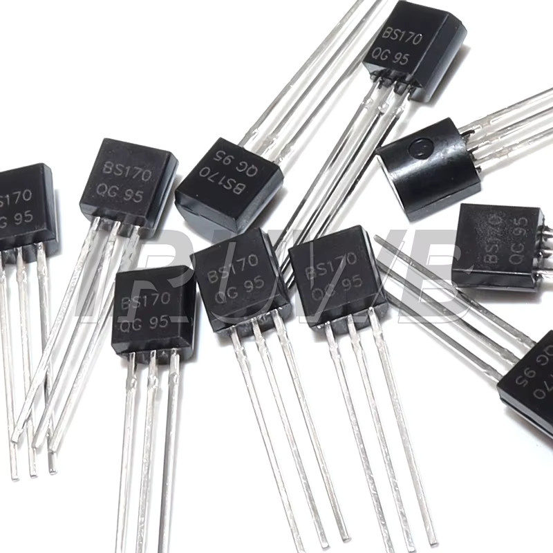 10 Stück BS170 Triodentransistoren im TO-92 Gehäuse in Schwarz - Bild 2