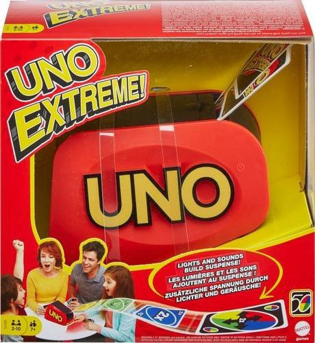 Mattel UNO Kartenspiel für bis zu 10 Spieler ab 7 Jahren - Bild 1