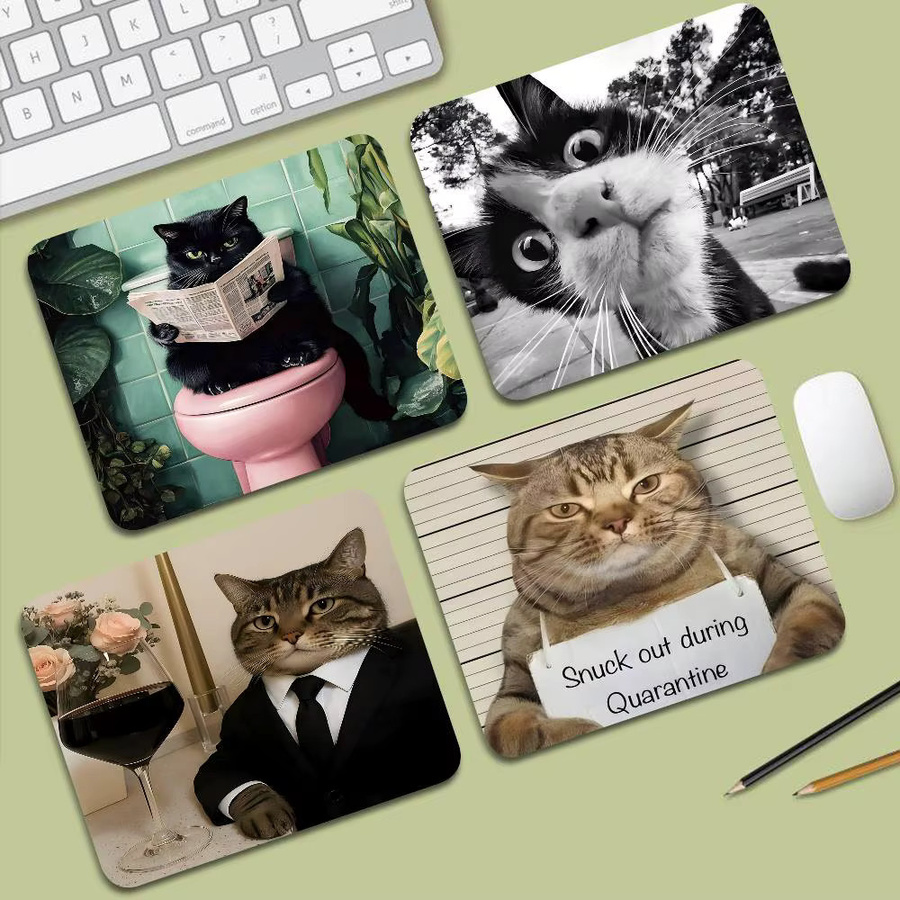 Rastar Gaming-Mauspad mit Katzen-Cartoon-Design in Multicolour - Bild 2
