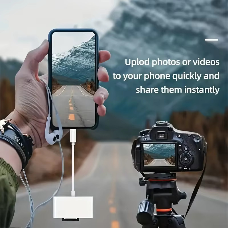 3-in-1 USB-C Speicherkartenleser für TF, CF und SD Karten in Weiß - Bild 4
