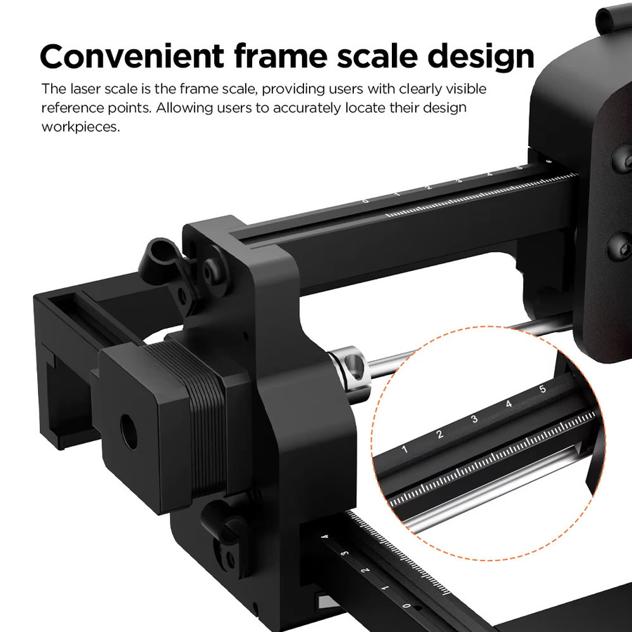 ACMER S1 Mini-Lasergravierer tragbare CNC-Schneidemaschine für Holz, Glas und Leiterplatten, unterstützt LightBurn - Bild 5