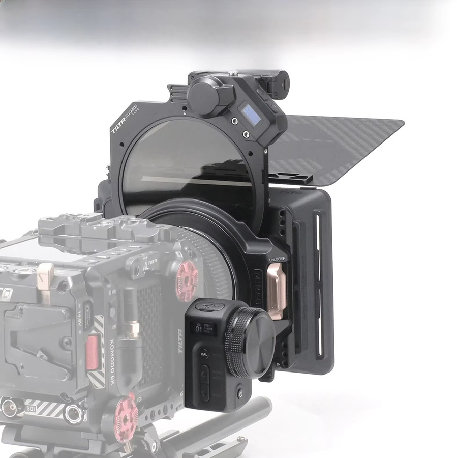 Tilta Mirage motorisierte Matte Box in Schwarz mit VND-Filtersatz und 4x5,65 Filterrahmen für DSLR- und spiegellose Kameras - Bild 1