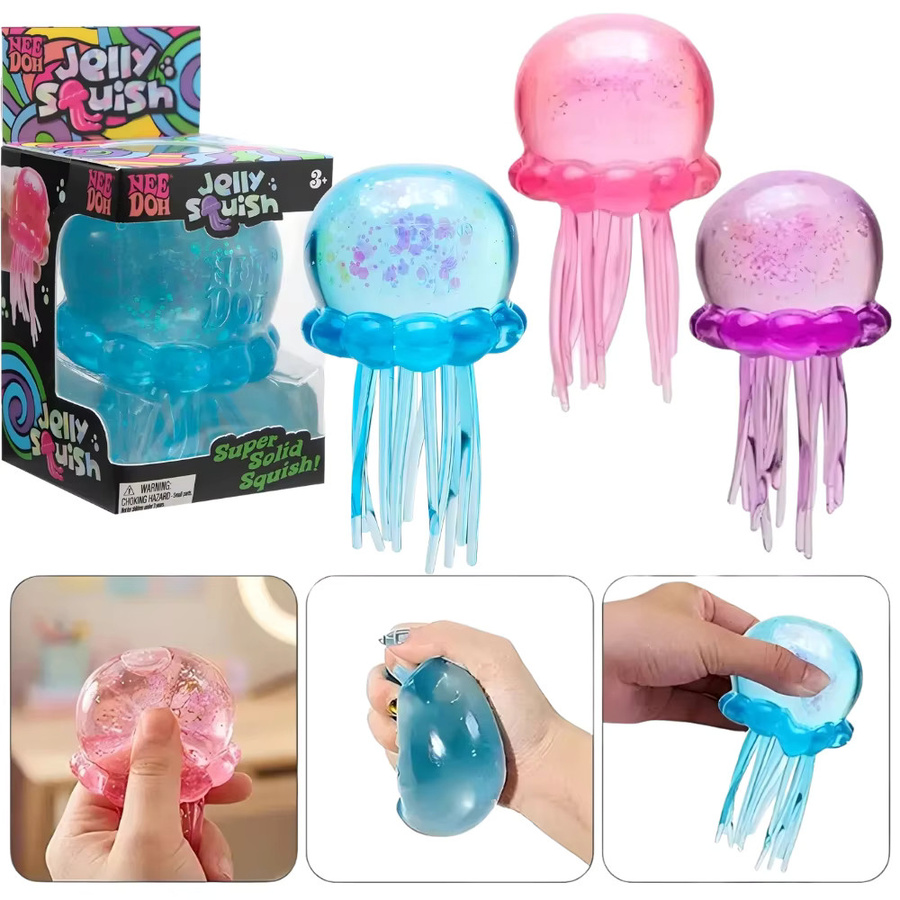 Schylling Nee Doh Quallen- & Würfel-Squishy-Spielzeug Blindbox, Silikon, ab 3 Jahre - Bild 4