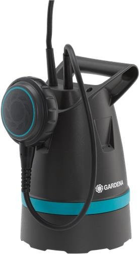Gardena Klarwasser-Tauchpumpe 8600 Basic in Schwarz und Blau mit 400 W Leistung und 8600 l/h Förderleistung - Bild 1