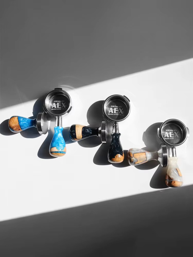 Kaffee Tamper aus Edelstahl von ALIKISSCAFE für Delonghi und Breville, erhältlich in Silber oder Schwarz - Bild 6