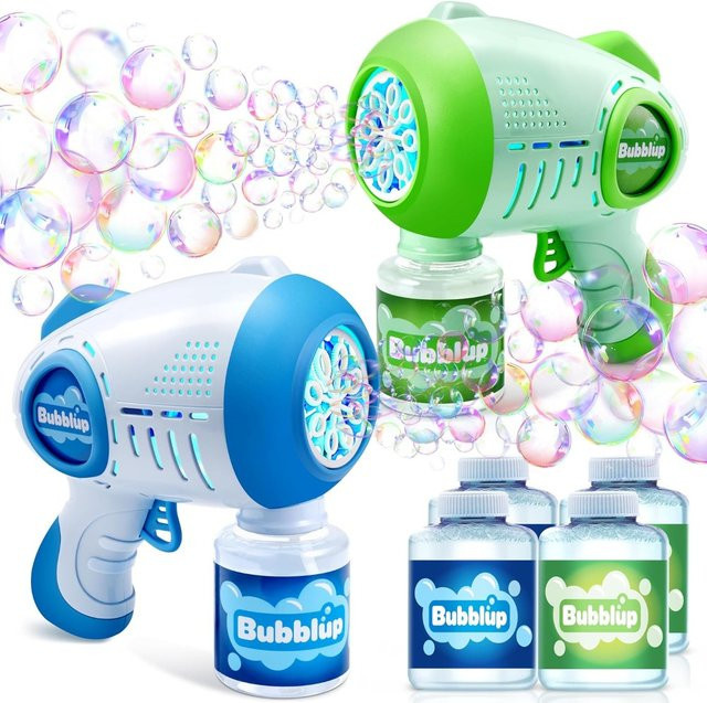 Joyfy Seifenblasenpistolen, Automatische Seifenblasenmaschine, 2-teiliges Set - Bild 1