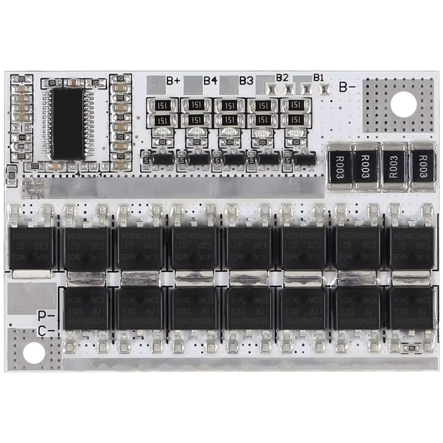 AOKIN BMS Schutzplatine für 18650 Li-Ion LMO Ternäre Lithium-Batterien, 2er-Set, 3S 4S 5S, 100A, unterstützt 12V 16,8V 18V 21V mit Balance-Ladefunktion - Bild 2