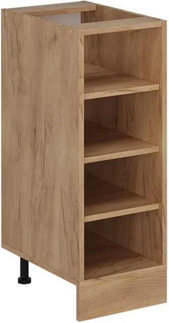 Vicco Küchenregal R-Line Offener Küchenschrank Goldkraft Eiche, Breite: 30 cm, Höhe: 81,6 cm, Tiefe: 44 cm - Bild 1