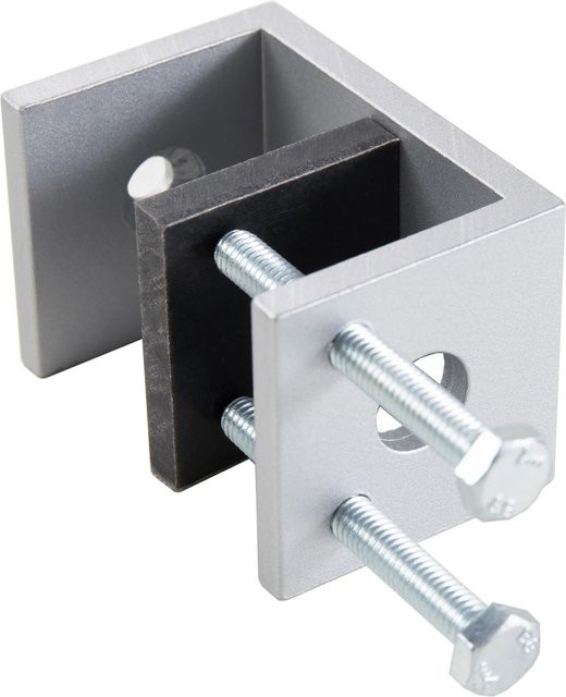 Skyscope Klemmfuß Klein in Eloxal Silber matt mit 45 mm Spannweite aus Aluminium - Bild 1