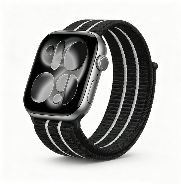 LCAPLE Uhrenarmband Nylon, Weiß, Unisex - Bild 1