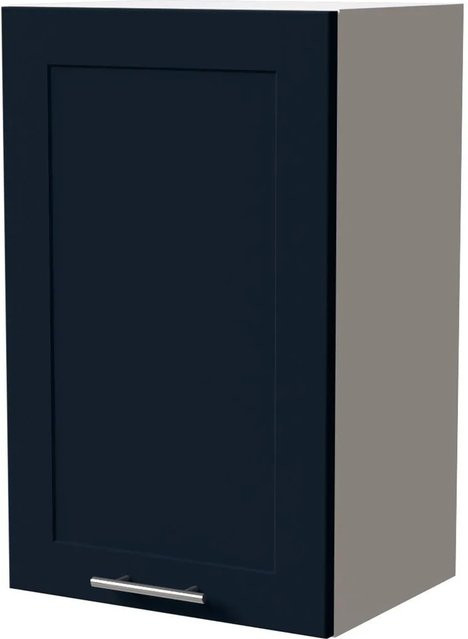 Feldmann-Wohnen Hängeschrank Oslo Weiß und Indigo Matt mit Soft-Close-Türen, B/T/H: 45 x 32,5 x 72 cm - Bild 1