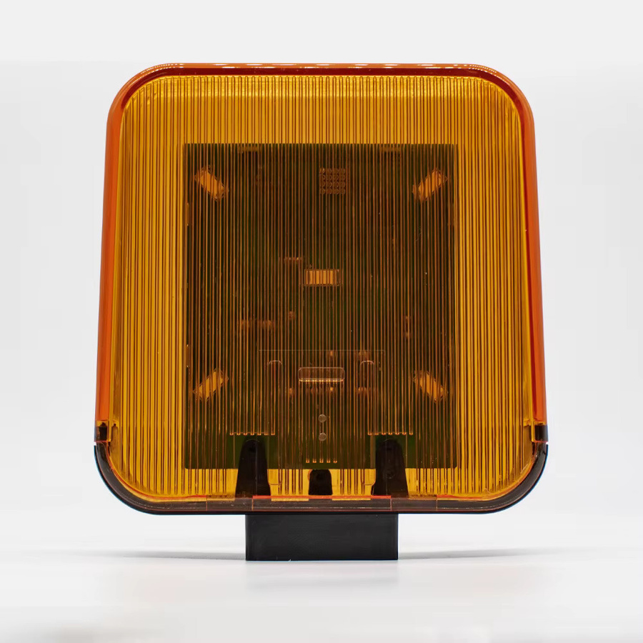 Scimagic Notfall-Warnleuchte LED Signalleuchte zur Wandmontage in Gelb und Schwarz für Outdoor und Garten - Bild 3