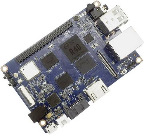 Banana Pi BPI-M2U Ultra Single Board Computer mit 2GB RAM, eMMC, SATA, Wi-Fi, Bluetooth und Ethernet in Blau - Bild 1