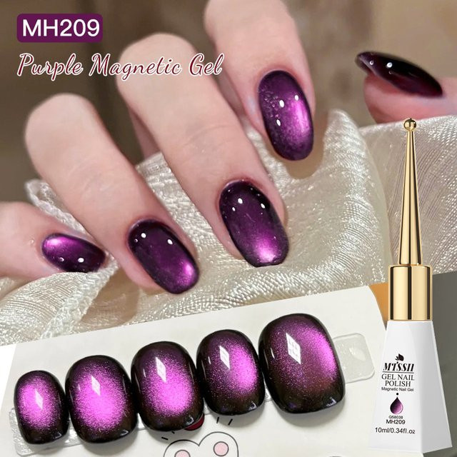 Mtssii Purple Cat Magnetischer Gel-Nagellack, 10 ml, Schimmernd - Bild 1