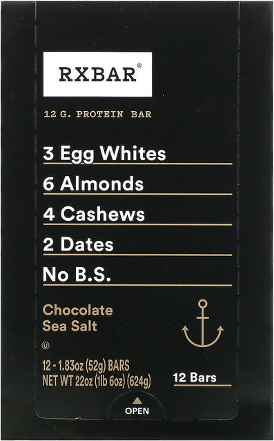 RXBAR Protein Bar Chocolate Sea Salt 12 x 52 g - Bild 1