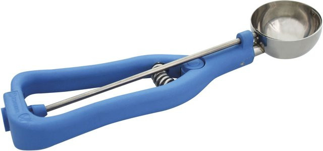 Schneider Eisportionierer aus Edelstahl in Silber und Blau, Länge: 24 cm, Durchmesser: 5,6 cm - Bild 1