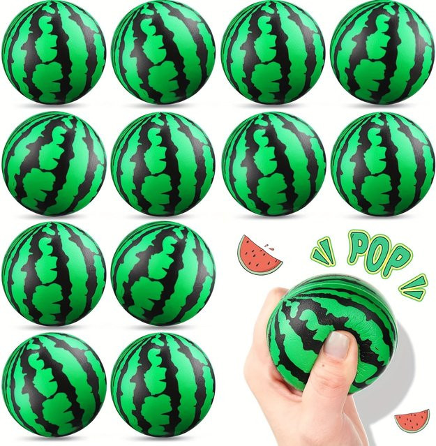 SONGYI Wassermelonen-Stressbälle, weicher PU-Schaumstoffball - Bild 1