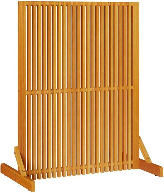 vidaXL Sichtschutz Paravent aus Massivholz in Braun, B/T/H: 79,5 x 50 x 110 cm - Bild 1