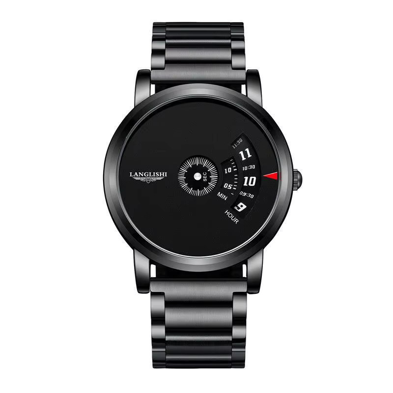 STARPERISH Armbanduhr Quarz, Edelstahl, Schwarz, Herren - Bild 6