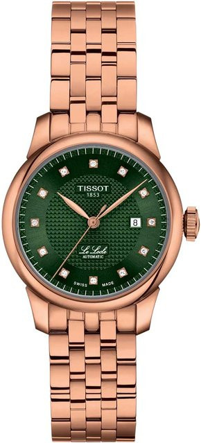 Tissot Herrenuhr Le Locle, Automatik, Edelstahl, Grün, 29 mm - Bild 1