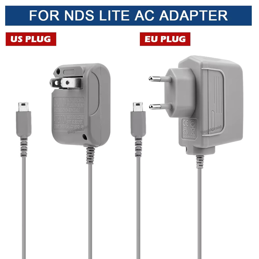 HeroAngel AC Netzteil Ladegerät Adapter für NDS Lite und NDSL Spielkonsole in Grau - Bild 2
