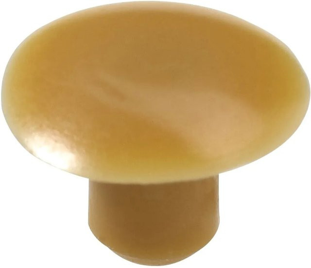 Hettich Abdeckkappe zum Eindrücken aus Kunststoff in Beige Ø 6 / 12 mm, 20 Stück - Bild 1