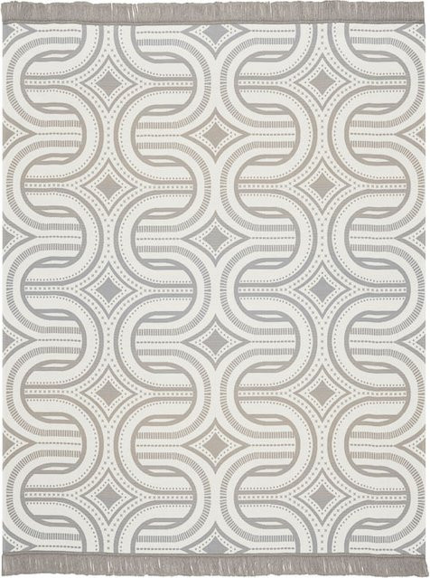Fluffy Wohndecke ORION FR in Multicolour mit geometrischem Design, B/B/H: 150 x 200 cm - Bild 1