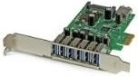 StarTech.com USB 3.0 Erweiterungskarte mit 7 Ports über PCI Express 2,0 x1, USB-A Adapter (PEXUSB3S7) - Bild 1