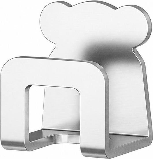 LESDAFFY Home Life Schwammhalter aus Edelstahl für die Küche, selbstklebender Abtropfhalter für das Spülbecken in Silber - Bild 1