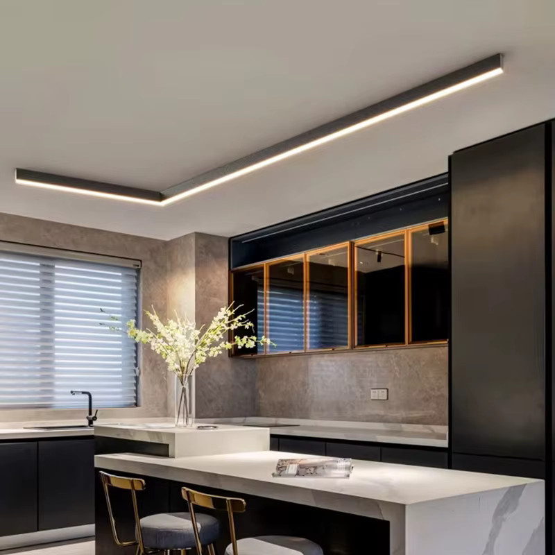 TONDI LED-Deckenleuchte in Weiß für Wohnzimmer, Küche, Esszimmer und Büro im minimalistischen Design - Bild 2
