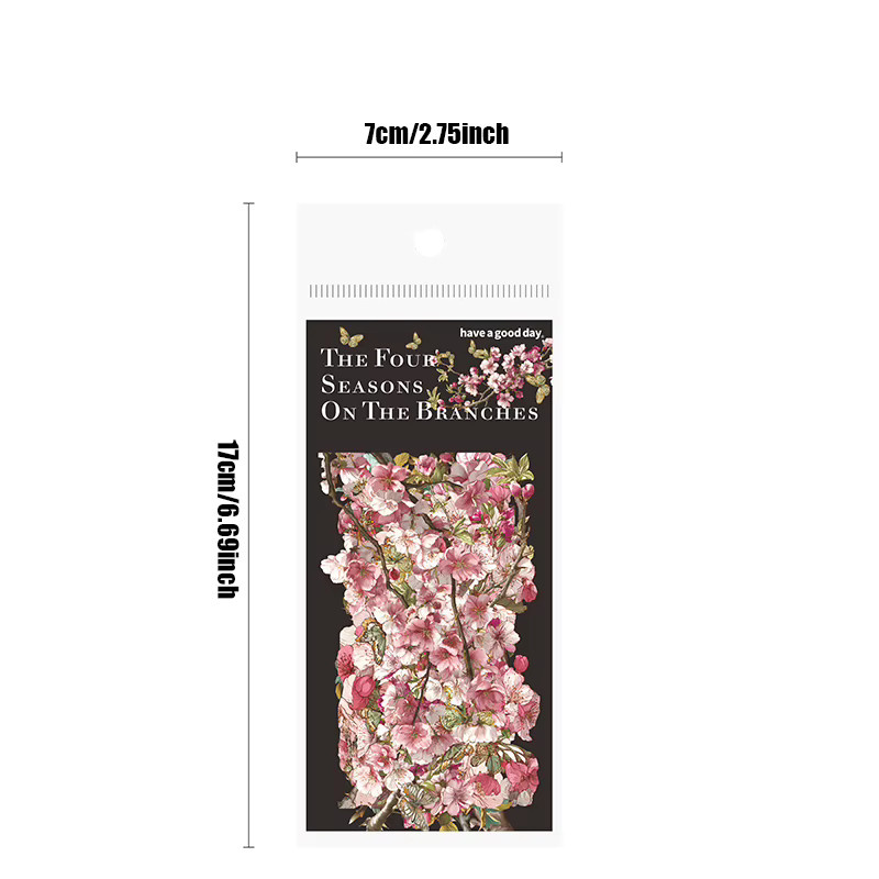Mr. Paper Vegetation Landschaftsaufkleber mit 4 Jahreszeiten in Multicolor, 2 Blatt pro Packung - Bild 2