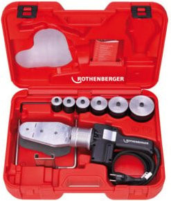 Rothenberger ROWELD P 63 S-6 Sword Set Ø 20 - 63 mm, thermostatisch, Rot - Bild 1