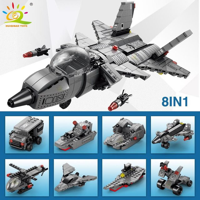 Discover Intime J-20 Kampfjet Angriffs Flugzeug Baustein-Set 510 Stk. - Bild 1