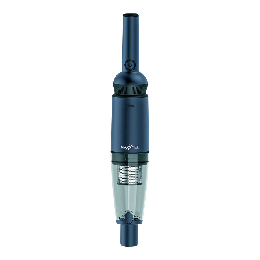 Maxxmee Akku-Handstaubsauger mit HEPA-Filter und Verlängerungspol, inklusive Ladestation, ideal für Tierhaare und die Nutzung im Auto, Grau/Blau - Bild 2