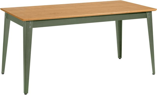 VEGA Esstisch Acerios in Rechteckform mit Platte in Wildeiche und Gestell in Oliv, B/T/H: 160 x 80 x 76 cm - Bild 1
